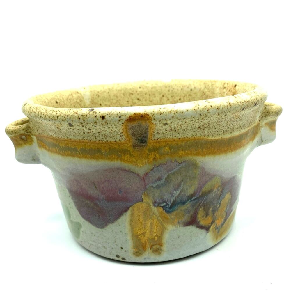 Chamberlain‎ Stoneware Handled Bread baker Casserole Studio pottery